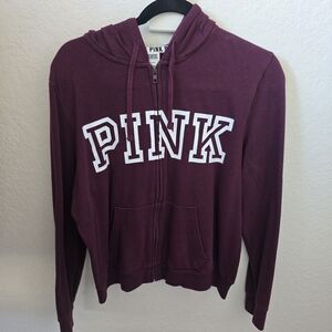PINK Victoria's Secret Maroon Hoodie